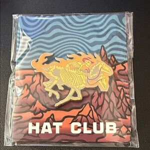 Hat Club Skeleton Horse Pin